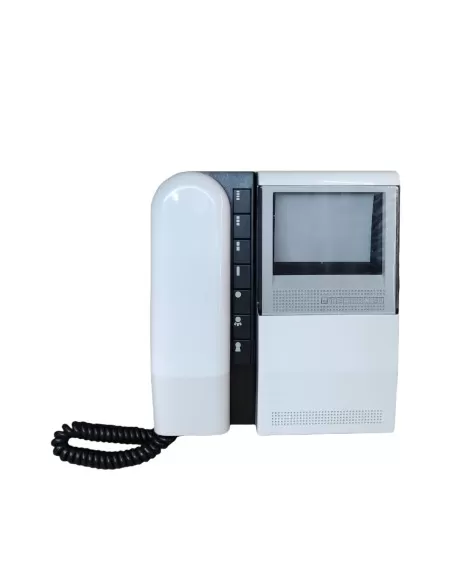 Bticino MP20WS 4" Wall-Mounted Video Intercom Monitor with 3+4 Buttons, White